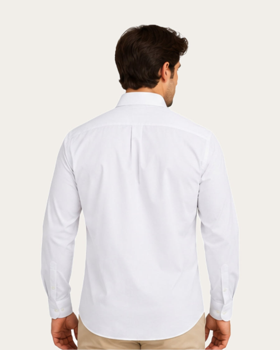Camisa Hombre Reactive Blanca Sin Bolsillo · foto 4