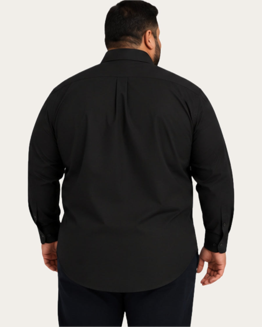Camisa Hombre Reactive Negra Sin Bolsillo · foto 2