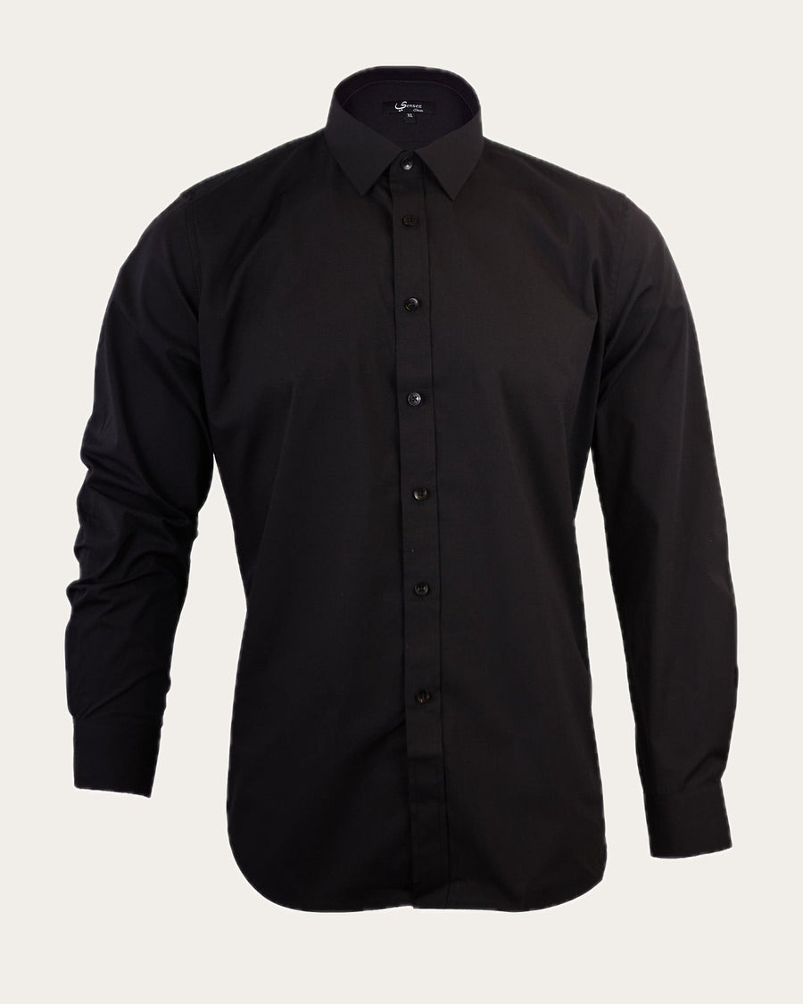 Camisa Hombre Reactive Negra Sin Bolsillo · foto 8