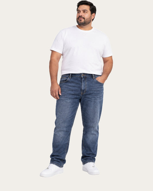 Jeans Pantalon Hombre Slim Fit Eros Denim
