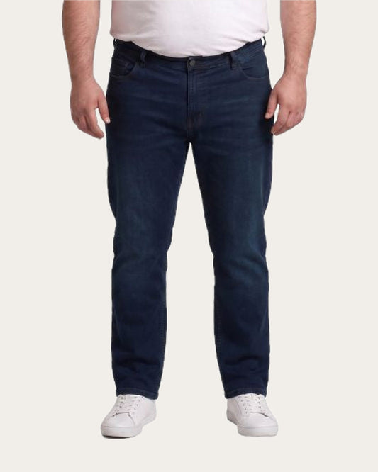 Pantalón Hombre Jeans Spandex Regular Fit Azul Marino KT
