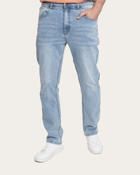 Pantalon Hombre Jeans Celeste Claro Berlin Regular Fit