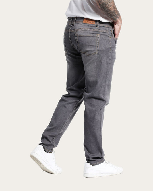 Pantalon Hombre Jeans Gris Oscuro Slim Fit Berlin PT