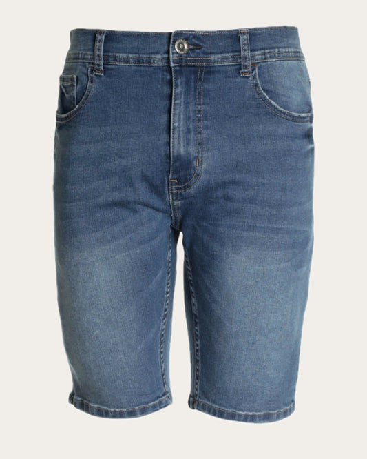 Bermuda Hombre Jeans Azul PT